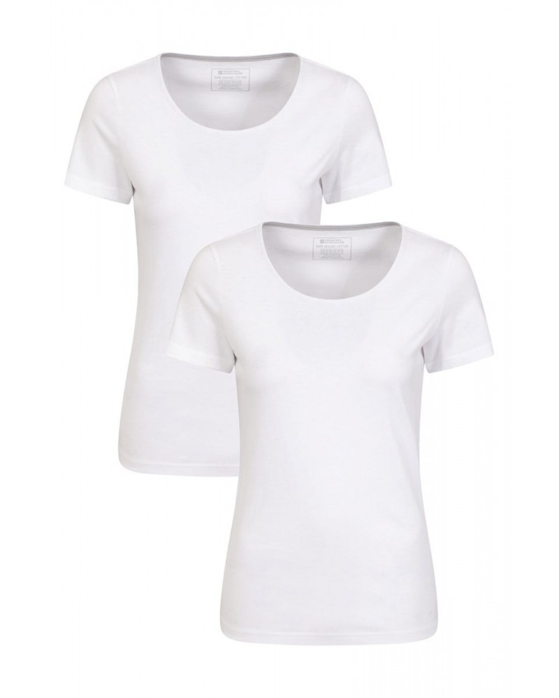 Eden Womens Organic T-Shirt Multipack White $12.64 Tops