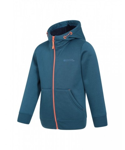 Nordic II Kids Full-Zip Hoodie Mazarine Blue $13.20 Tops