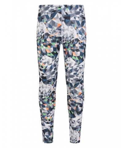 Talus Printed Kids Base Layer-Top & Pants Set Monochrome $16.79 Active