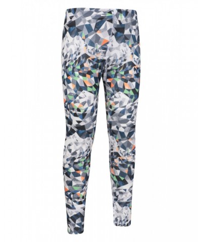 Talus Printed Kids Base Layer-Top & Pants Set Monochrome $16.79 Active