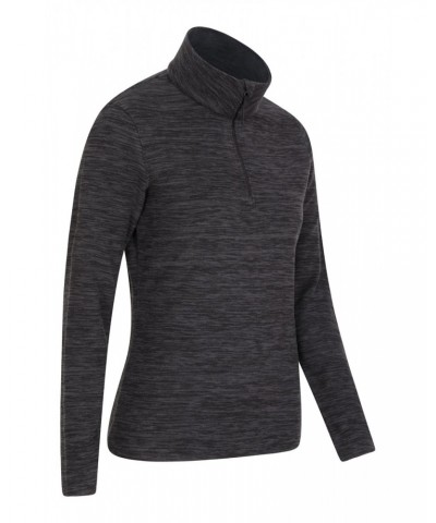 Snowdon Melange Womens Fleece Jet Black $13.76 Fleece