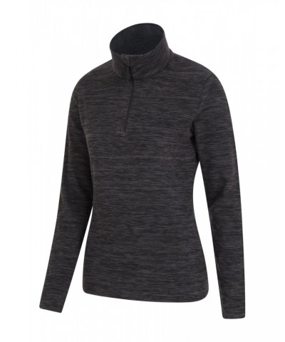 Snowdon Melange Womens Fleece Jet Black $13.76 Fleece