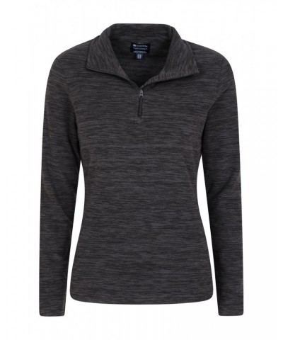 Snowdon Melange Womens Fleece Jet Black $13.76 Fleece