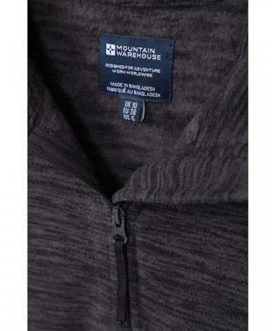 Snowdon Melange Womens Fleece Jet Black $13.76 Fleece