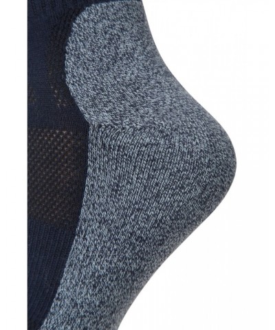 IsoCool Womens Trekker Quarter Length Socks Navy $10.99 Accessories