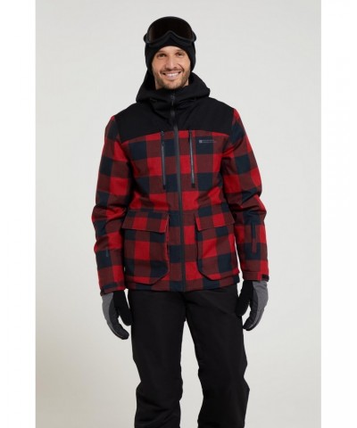 Drayton Mens Waterproof Ski Jacket Dark Red $40.30 Jackets