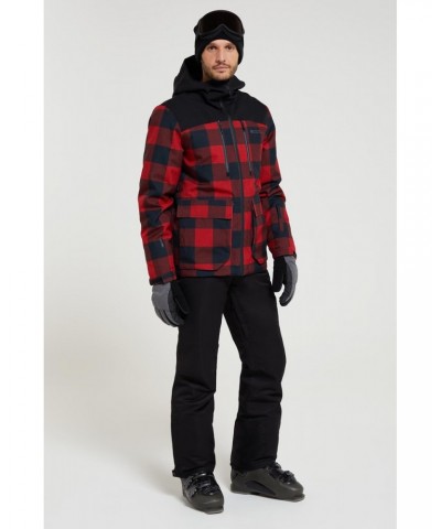 Drayton Mens Waterproof Ski Jacket Dark Red $40.30 Jackets