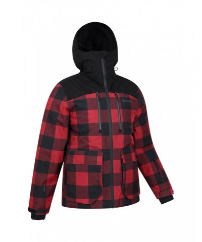 Drayton Mens Waterproof Ski Jacket Dark Red $40.30 Jackets