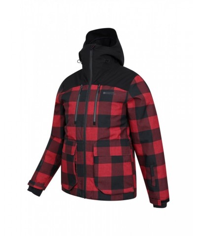 Drayton Mens Waterproof Ski Jacket Dark Red $40.30 Jackets