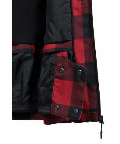 Drayton Mens Waterproof Ski Jacket Dark Red $40.30 Jackets