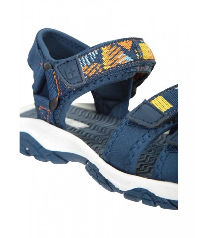 3-Strap Kids Sandals Blue $16.28 Footwear