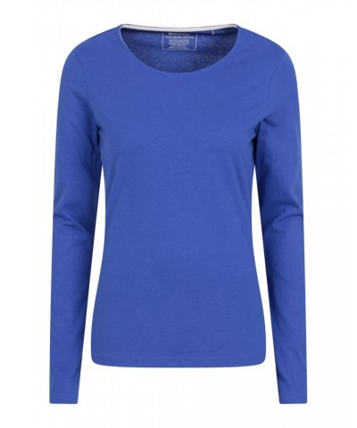 Eden Womens Organic Round Neck T-Shirt Blue $15.11 Tops