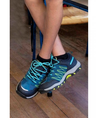 Stampede Kids Waterproof Hiking Shoes Two Tone Green $26.99 Footwear