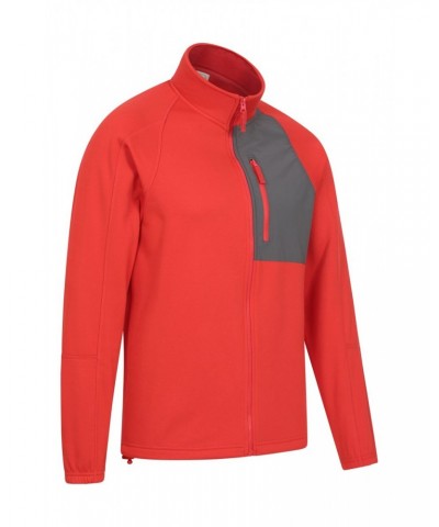 Surge Mens Fleece Jacket Bright Orange $20.99 Fleece