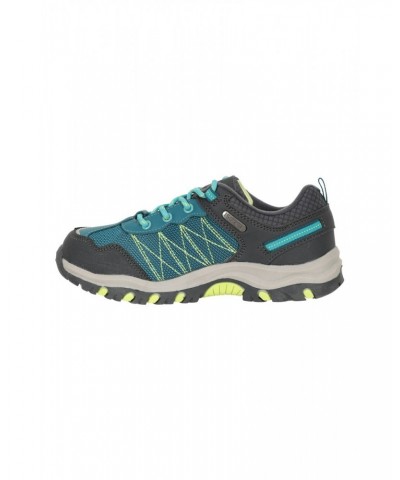 Stampede Kids Waterproof Hiking Shoes Two Tone Green $26.99 Footwear