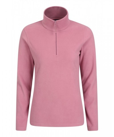 Camber Womens Half-Zip Fleece Pink $12.99 Fleece