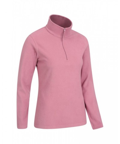 Camber Womens Half-Zip Fleece Pink $12.99 Fleece