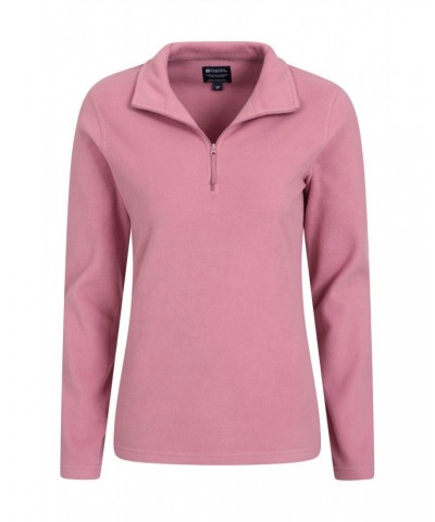 Camber Womens Half-Zip Fleece Pink $12.99 Fleece