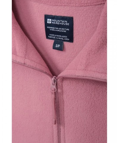 Camber Womens Half-Zip Fleece Pink $12.99 Fleece