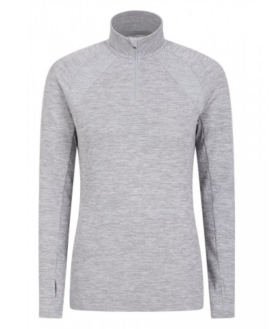 Pro Run Womens Fleece Lined Midlayer Grey $26.54 Active