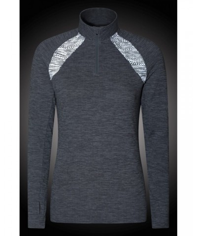 Pro Run Womens Fleece Lined Midlayer Grey $26.54 Active