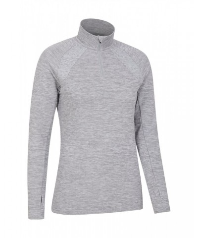 Pro Run Womens Fleece Lined Midlayer Grey $26.54 Active