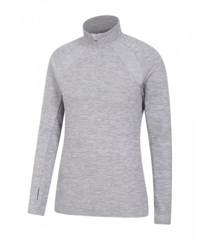 Pro Run Womens Fleece Lined Midlayer Grey $26.54 Active