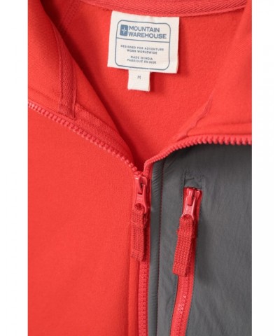 Surge Mens Fleece Jacket Bright Orange $20.99 Fleece