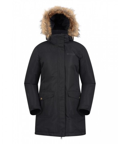 Tarka II Womens Long Insulated Waterproof Jacket Black $35.25 Jackets