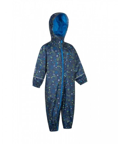 Puddle Kids Printed Waterproof Rain Suit Lime $14.00 Babywear