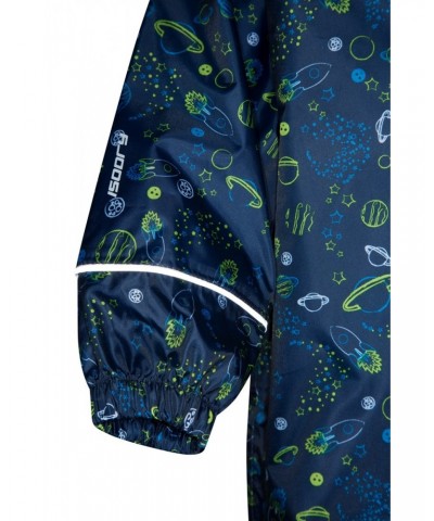 Puddle Kids Printed Waterproof Rain Suit Lime $14.00 Babywear