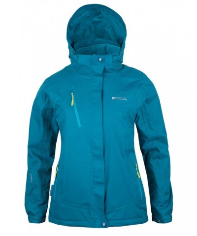 Bracken Extreme Womens 3 in 1 Waterproof Jacket Turquoise $50.40 Jackets