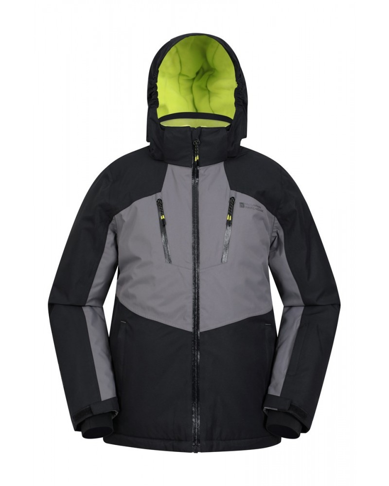 Galactic II Kids Extreme Waterproof Ski Jacket Dark Grey $43.70 Jackets