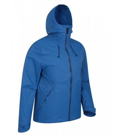 Swerve Mens Packaway Waterproof Jacket Cobalt $26.78 Jackets