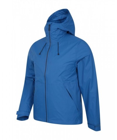 Swerve Mens Packaway Waterproof Jacket Cobalt $26.78 Jackets