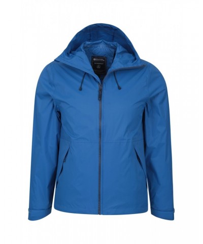 Swerve Mens Packaway Waterproof Jacket Cobalt $26.78 Jackets