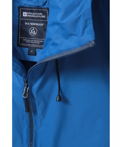 Swerve Mens Packaway Waterproof Jacket Cobalt $26.78 Jackets