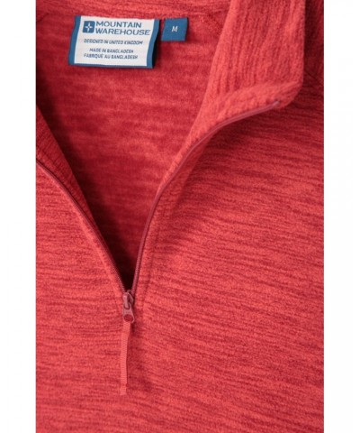 Snowdon Mens Micro Fleece Rust $13.49 Fleece