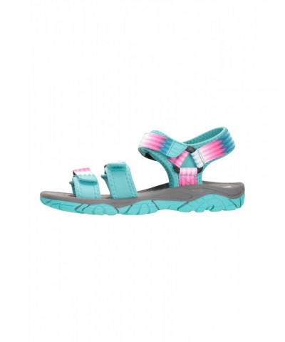 3-Strap Kids Sandals Teal $16.65 Swimwear