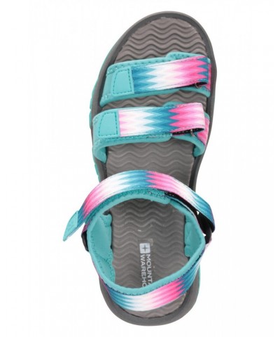 3-Strap Kids Sandals Teal $16.65 Swimwear