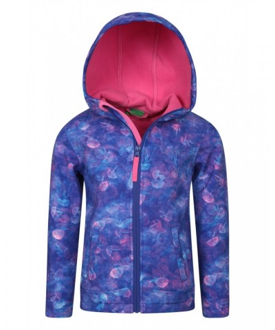 Exodus Kids Printed Water Resistant Softshell Purple $17.10 Jackets