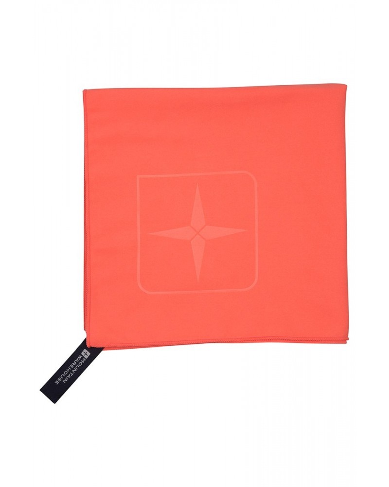 Microfibre Travel Towel - Large - 130 x 70cm Coral $11.79 Travel Accessories