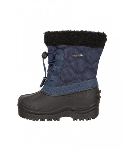 Arctic Toddler Adaptive Waterproof Snow Boots Dark Blue $15.40 Footwear