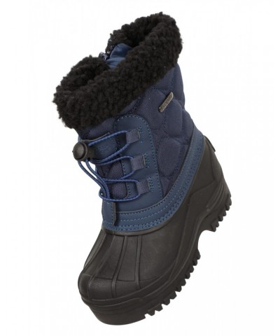 Arctic Toddler Adaptive Waterproof Snow Boots Dark Blue $15.40 Footwear