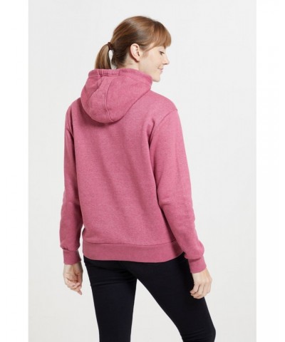 Sunset Mountain Womens Hoodie Burgundy $19.60 Tops