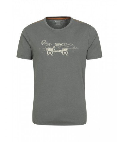 Ocean Drive Mens Organic T-Shirt Charcoal $14.24 Tops