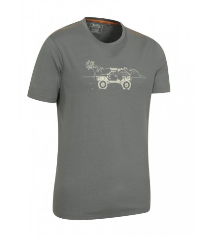 Ocean Drive Mens Organic T-Shirt Charcoal $14.24 Tops