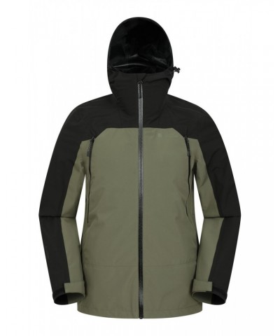 Roam 3 Layer Mens Waterproof Jacket Khaki $53.99 Jackets