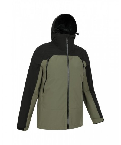 Roam 3 Layer Mens Waterproof Jacket Khaki $53.99 Jackets