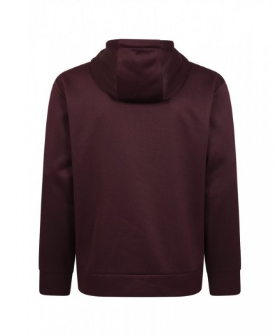 Denver Mens Oversized Hoodie Red $22.79 Tops